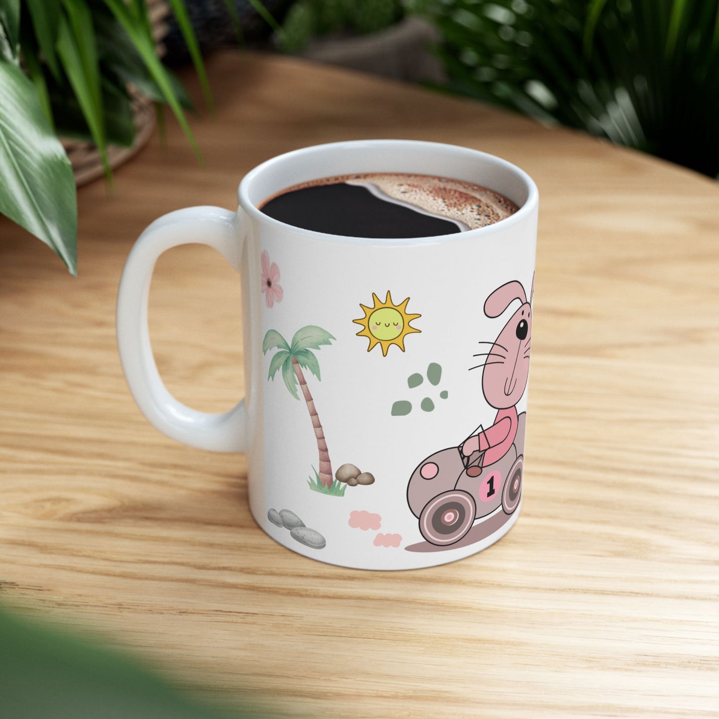 Cute Bunny Ceramic Mug – Adorable Gift for Kids, Tea Lovers & Cozy Moments