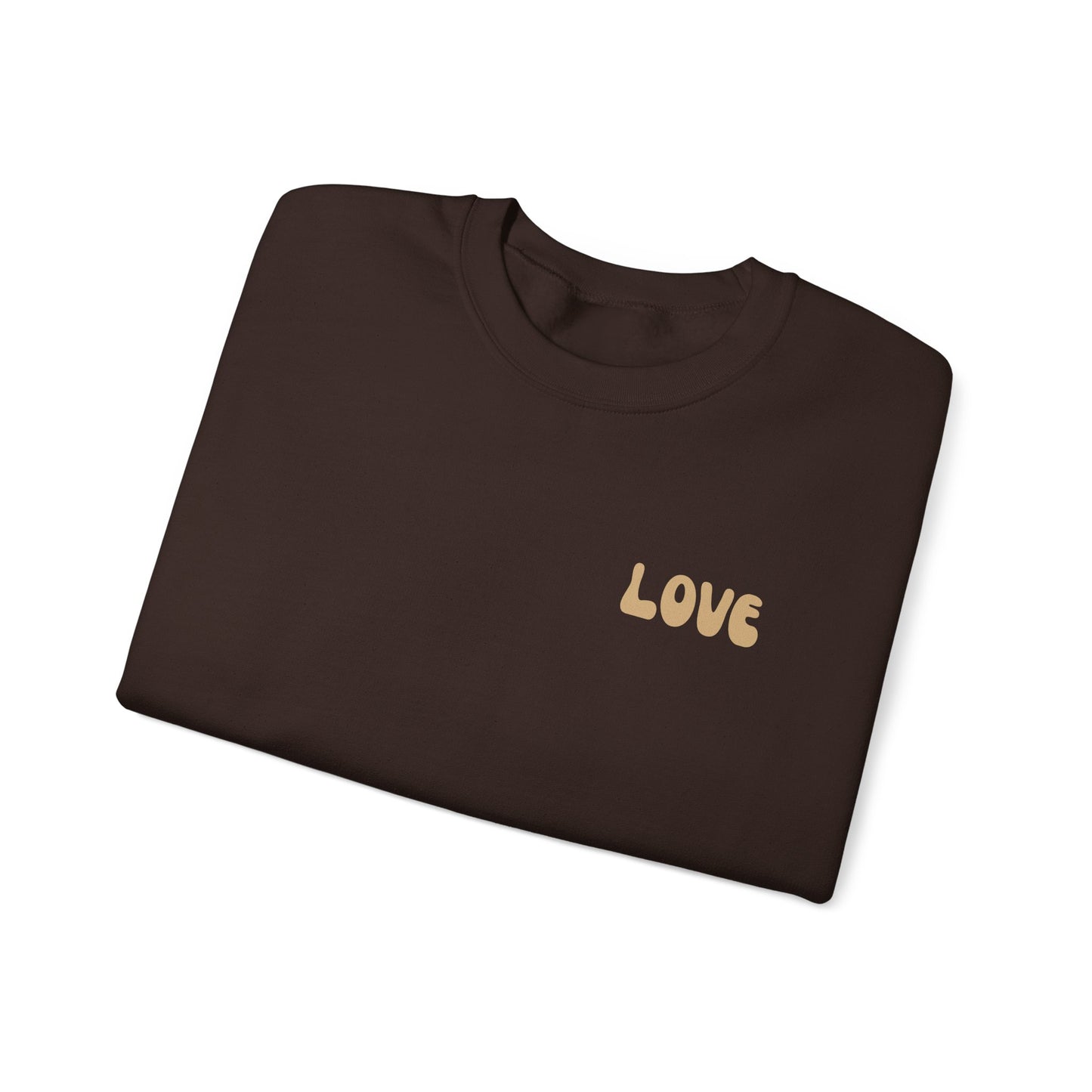 Love Is Jesus Crewneck Sweatshirt - Faith Inspired Christian Apparel Gift