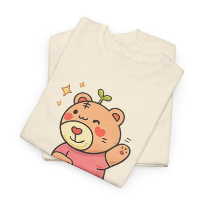 Motivational Bear T-Shirt — Cute ‘You Can Do It!’ Graphic Tee