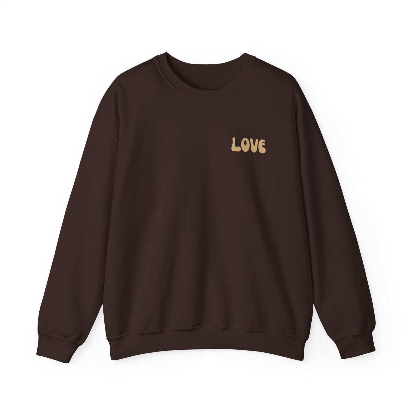 Love Is Jesus Crewneck Sweatshirt - Faith Inspired Christian Apparel Gift