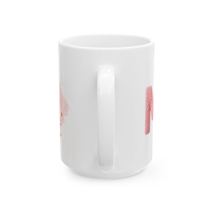 Mom Floral Knit-Style Ceramic Mug — Mother’s Day Coffee Cup (11oz, 15oz)