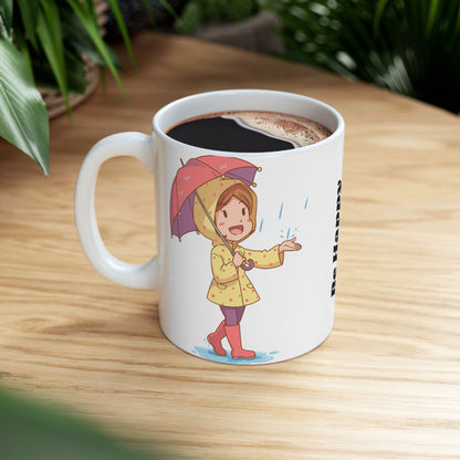Be Happy Ceramic Mug – Uplifting Gift for Kids & Tea Lovers