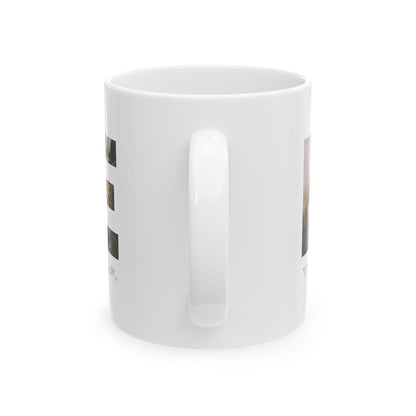 Inspire Mug - 'Be Yourself' Floral Photo Ceramic Coffee Cup (11oz/15oz)