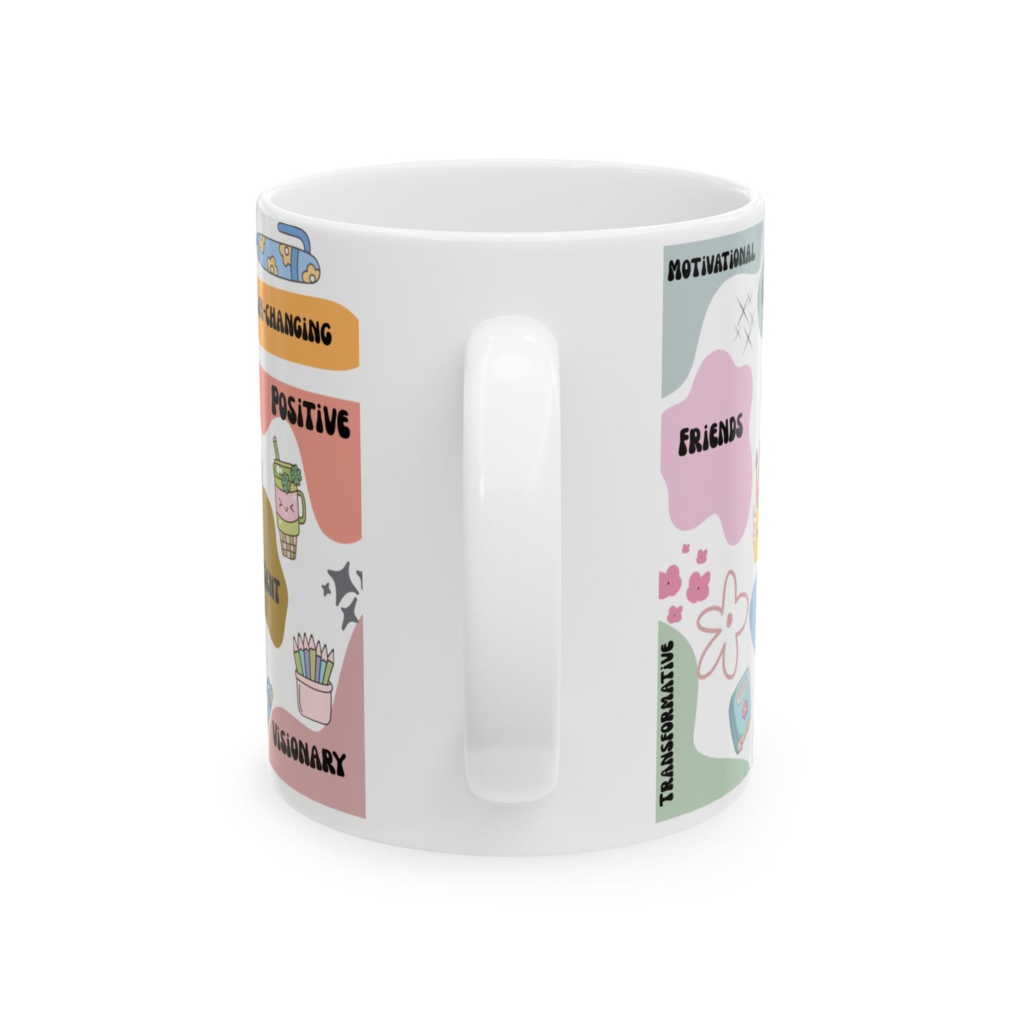 Teacher Mug with Positive Words – Ceramic Gift