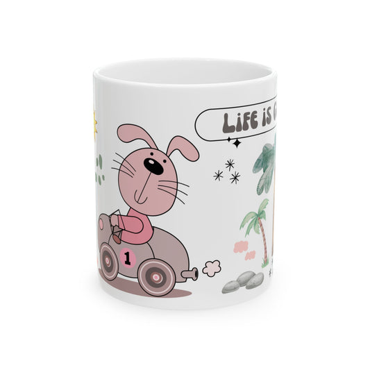 Cute Bunny Ceramic Mug – Adorable Gift for Kids, Tea Lovers & Cozy Moments