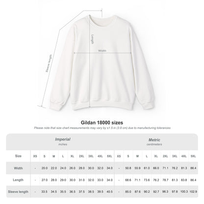 Cute Bear with Apple Crewneck Sweatshirt — "A Sweet Little Snack" Graphic