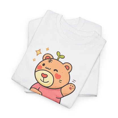 Motivational Bear T-Shirt — Cute ‘You Can Do It!’ Graphic Tee