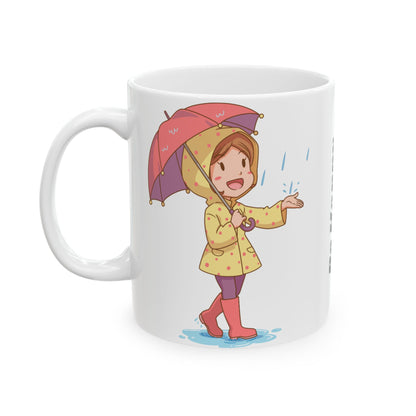 Be Happy Ceramic Mug – Uplifting Gift for Kids & Tea Lovers