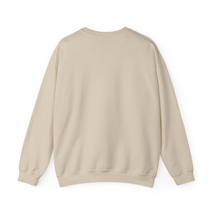 Cute Bear with Apple Crewneck Sweatshirt — "A Sweet Little Snack" Graphic