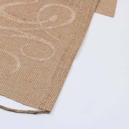 Rustic Mr. & Mrs. Burlap Wedding Chair Back Decoration – Linen Chair Sign for Bride & Groom