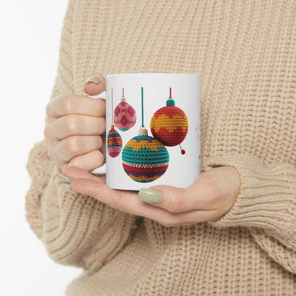 Christmas Ornament Ceramic Mug — 'Believe in the Magic of Christmas' Mug Gift